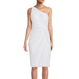 RENE RUIS COLLECTION One-Shoulder Sequin Dress